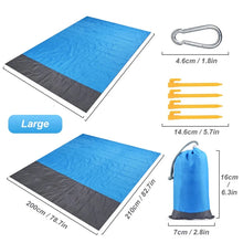 Charger l&#39;image dans la galerie, Tapis imperméable pliable camping-plage-pique-nique
