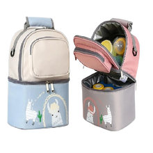 Charger l&#39;image dans la galerie, Sac isotherme double couche de grande capacité pour enfant-maman
