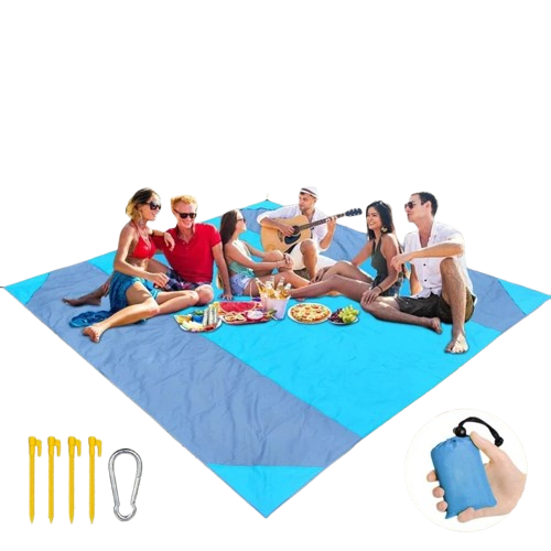 Tapis imperméable pliable camping-plage-pique-nique